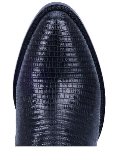 Pre-owned Dan Post Men's Winston Lizard Western Boot - Medium Toe Black 9.5 D