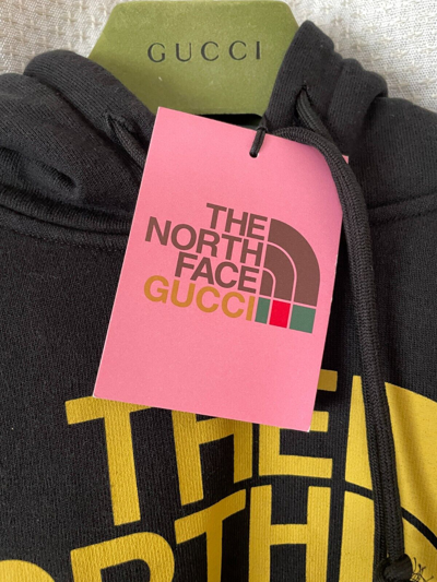 Pre-owned The North Face Men Gucci X  Crossover Hooded Pullover Long Sleeves Xs 651724 In Black