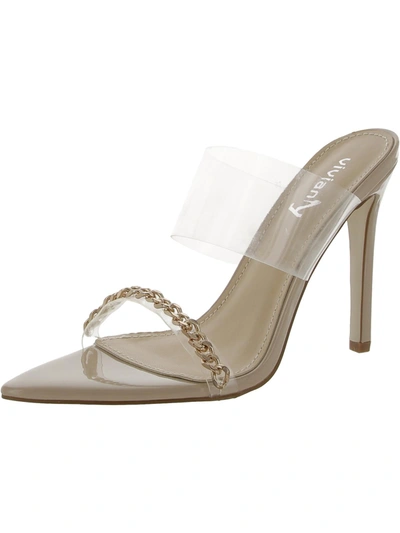Shop Vivianly Womens Slip-on Dressy Heels In White