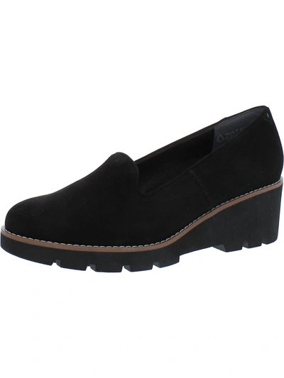 Shop Vionic Willa Womens Suede Slip On Loafers In Black
