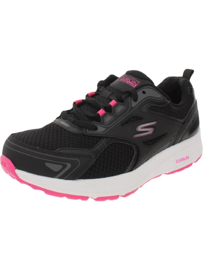 SKECHERS GO RUN CONSISTENT WOMENS LEATHER AIR COOLED GOGA MAT INSOLE RUNNING SHOES 