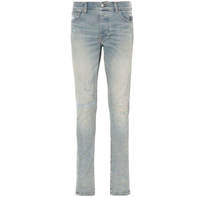 Shop Amiri Jeans In Blue/neutrals