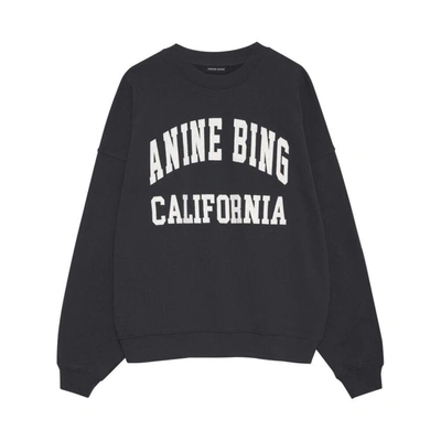 Shop Anine Bing Sweatshirts In Black
