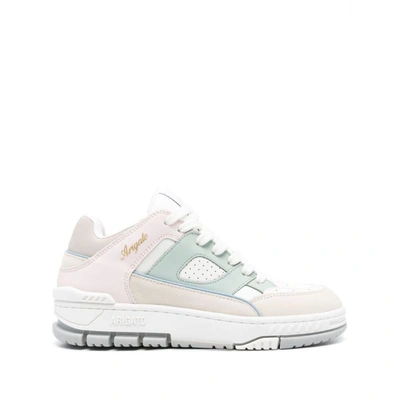Shop Axel Arigato Sneakers In White/green