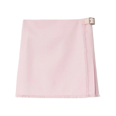 Shop Burberry Skirts In Pink