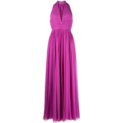 Shop Elie Saab Dresses In Purple