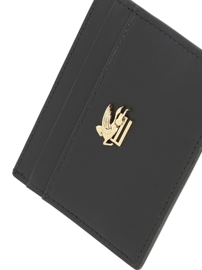 Shop Etro Black Leather Card Holder