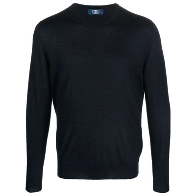 Shop Fedeli Sweaters In Blue