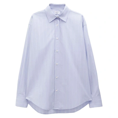 Shop Filippa K Shirts In Blue/white