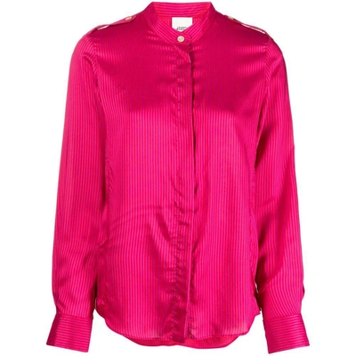 Shop Isabel Marant Shirts In Pink/purple