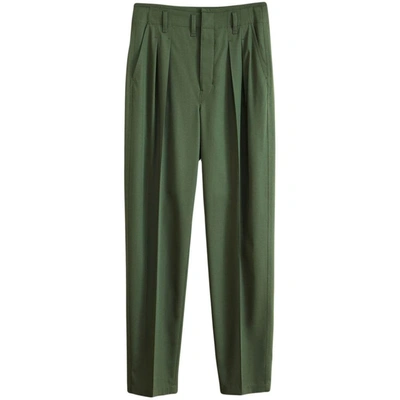 Shop Lemaire Pants In Green