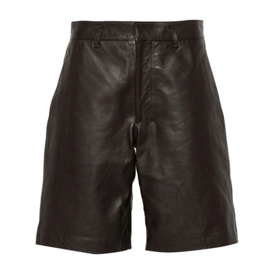 Shop Lemaire Shorts In Brown