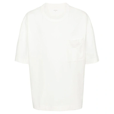 Shop Lemaire T-shirts In Neutrals