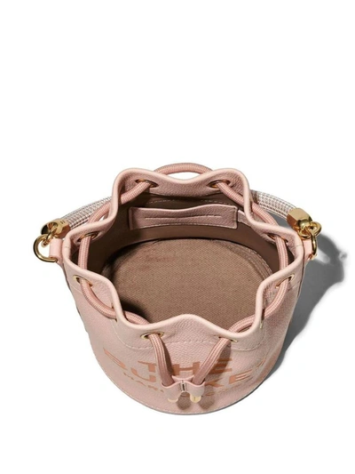 Shop Marc Jacobs The Leather Bucket Bag In 624