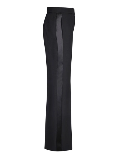 Shop Moschino Trousers In Black