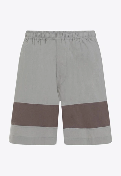 Shop Craig Green Barrel Bermuda Shorts In Gray
