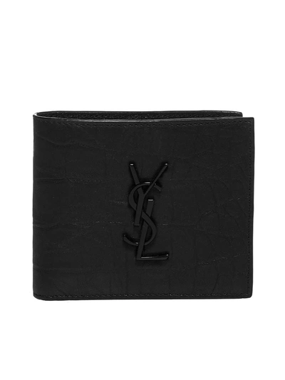 Shop Saint Laurent Wallets In Black