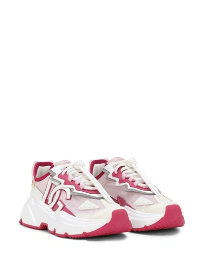 Shop Dolce & Gabbana Day Master Sneakers In Pink & Purple