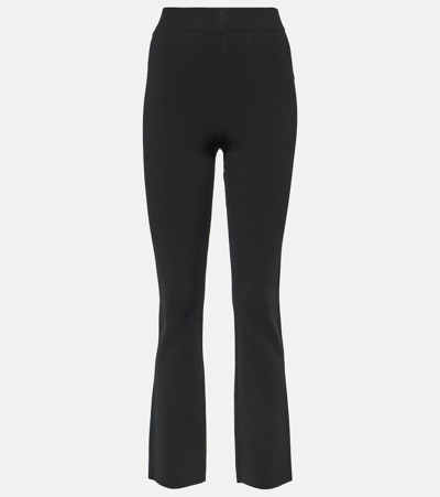 Shop Altuzarra Sid High-rise Jersey Slim Pants In Black
