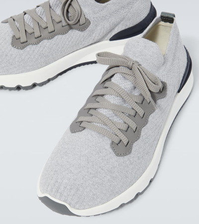 Brunello Cucinelli Sneakers Blacks And Greys In Gray