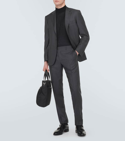 Shop Zegna Wool Sweater In Black