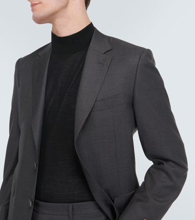 Zegna Wool Sweater In Black