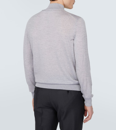 Zegna Turtleneck Sweater In Grey