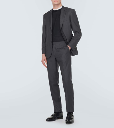 Zegna Wool Sweater In Black