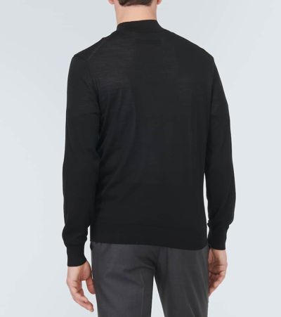 Zegna Wool Sweater In Black
