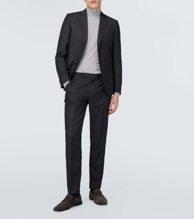 Zegna Turtleneck Sweater In Grey