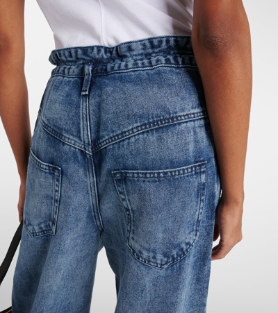 Isabel Marant Jordy High-rise Wide-leg Jeans In Blue