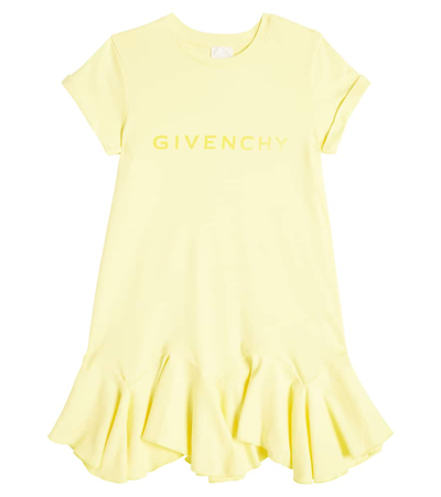 Shop Givenchy Cotton Dress In Yellow