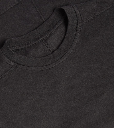 Rick Owens Tarp Cotton Jersey Tank Top In Black