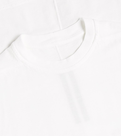 Rick Owens Tarp Cotton Jersey Tank Top In White