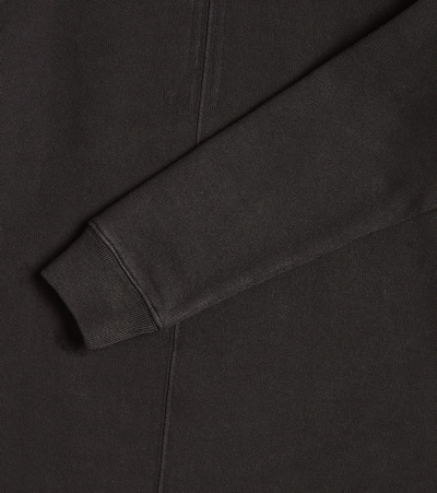 Rick Owens Babygeo Cotton Jersey Hoodie In Black