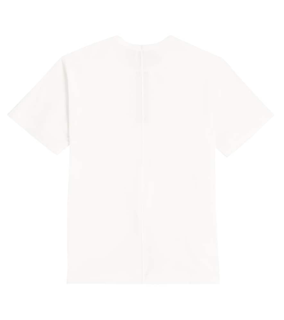 Shop Rick Owens Level T Cotton Jersey T-shirt In White