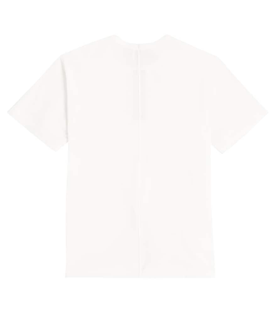 Rick Owens Level T Cotton Jersey T-shirt In White