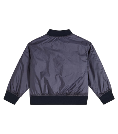 Il Gufo Bomber Jacket In Blue