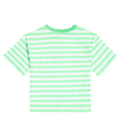 Marc Jacobs Logo-print Cotton T-shirt In Green