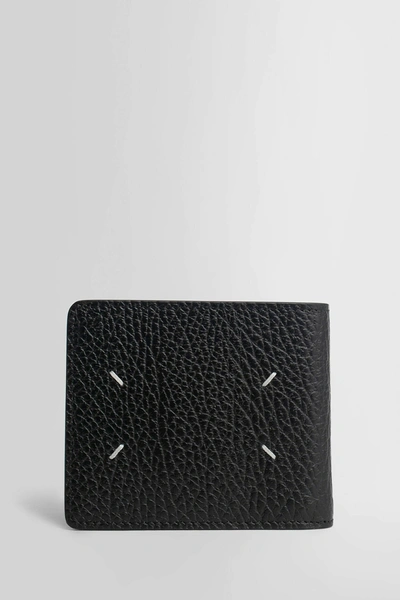 Maison Margiela Man Black Wallets & Cardholders In Black