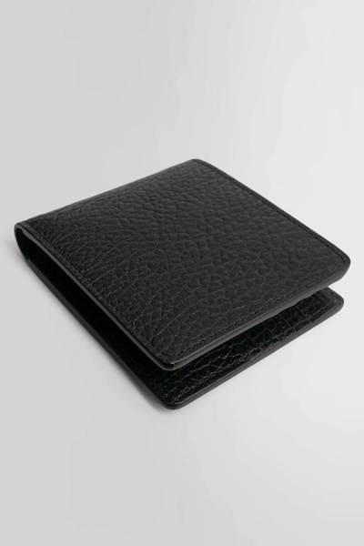 Maison Margiela Man Black Wallets & Cardholders In Black
