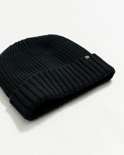 Shop Reid Wool Ribbon Beanie In Black