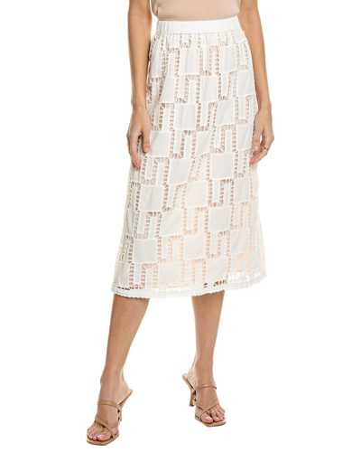 Shop Ba&sh Skirt In White