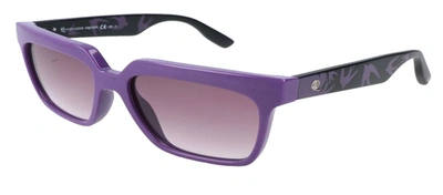 Shop Alexander Mcqueen Mcq 0019/s J8 0rlq Wayfarer Sunglasses In Violet