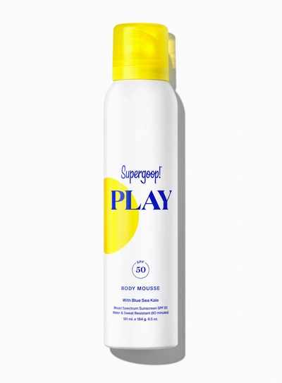 Shop Supergoop Play Body Mousse Spf 50 Sunscreen 6.5 Oz. !