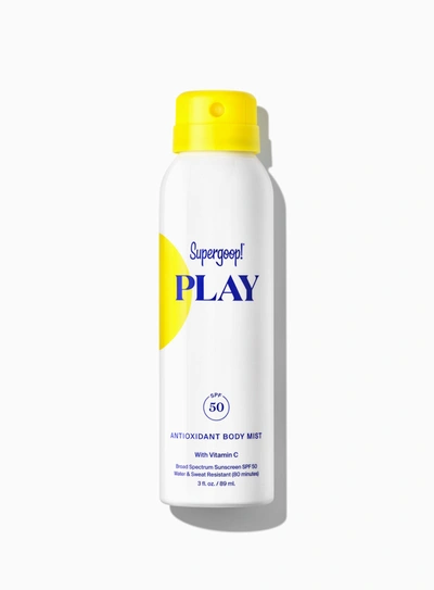 Supergoop Play Antioxidant Body Mist Spf 50 With Vitamin C Sunscreen 3 Fl. Oz. !