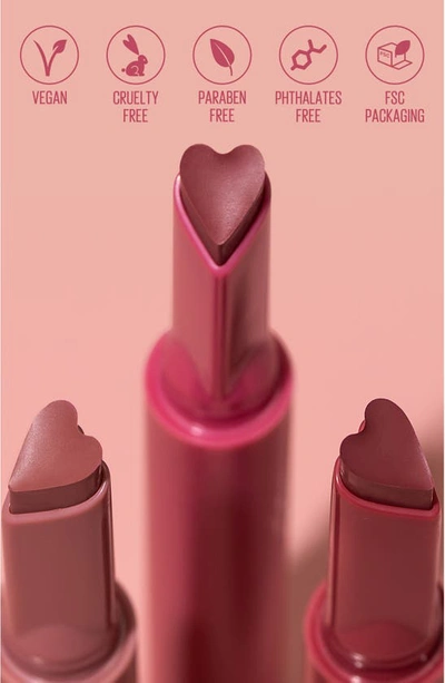 Shop Kaja Heart Melter Lip Gloss Stick In Hunny Bun