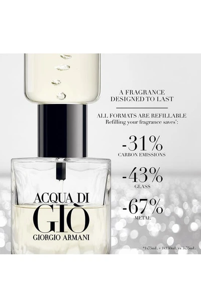 Armani Collezioni Armani Beauty Acqua Di Giò Refillable Eau De Parfum In Bottle
