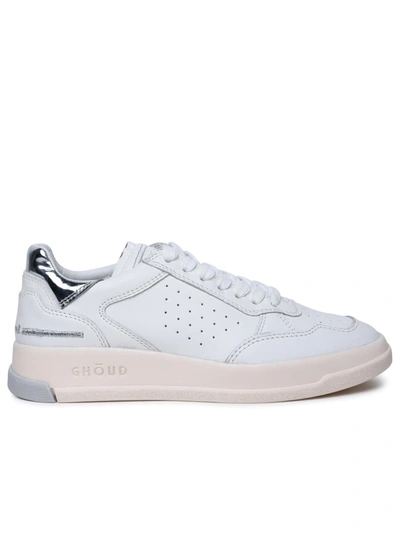Shop Ghoud Ghōud 'tweener' White Leather Sneakers