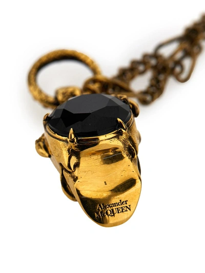 Shop Alexander Mcqueen 'victorian Skull' Necklace In Multicolor